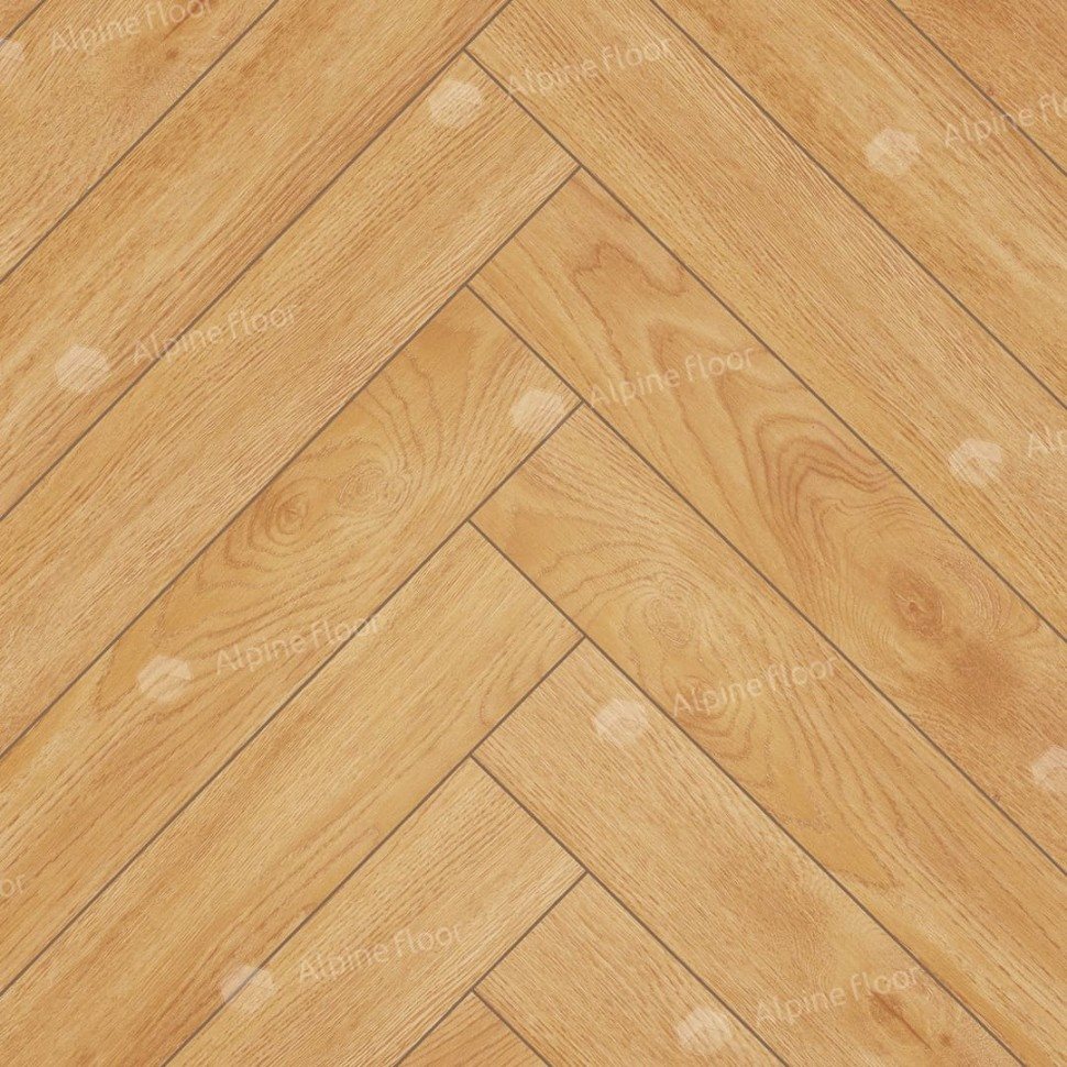 Ламинат "Alpine Floor" Herringbone 12 Дуб Пьемонт (600*100*12 мм) — купить в Красноярске
